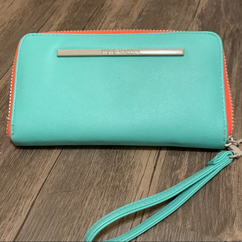 Teal & Orange Steve Madden Wallet